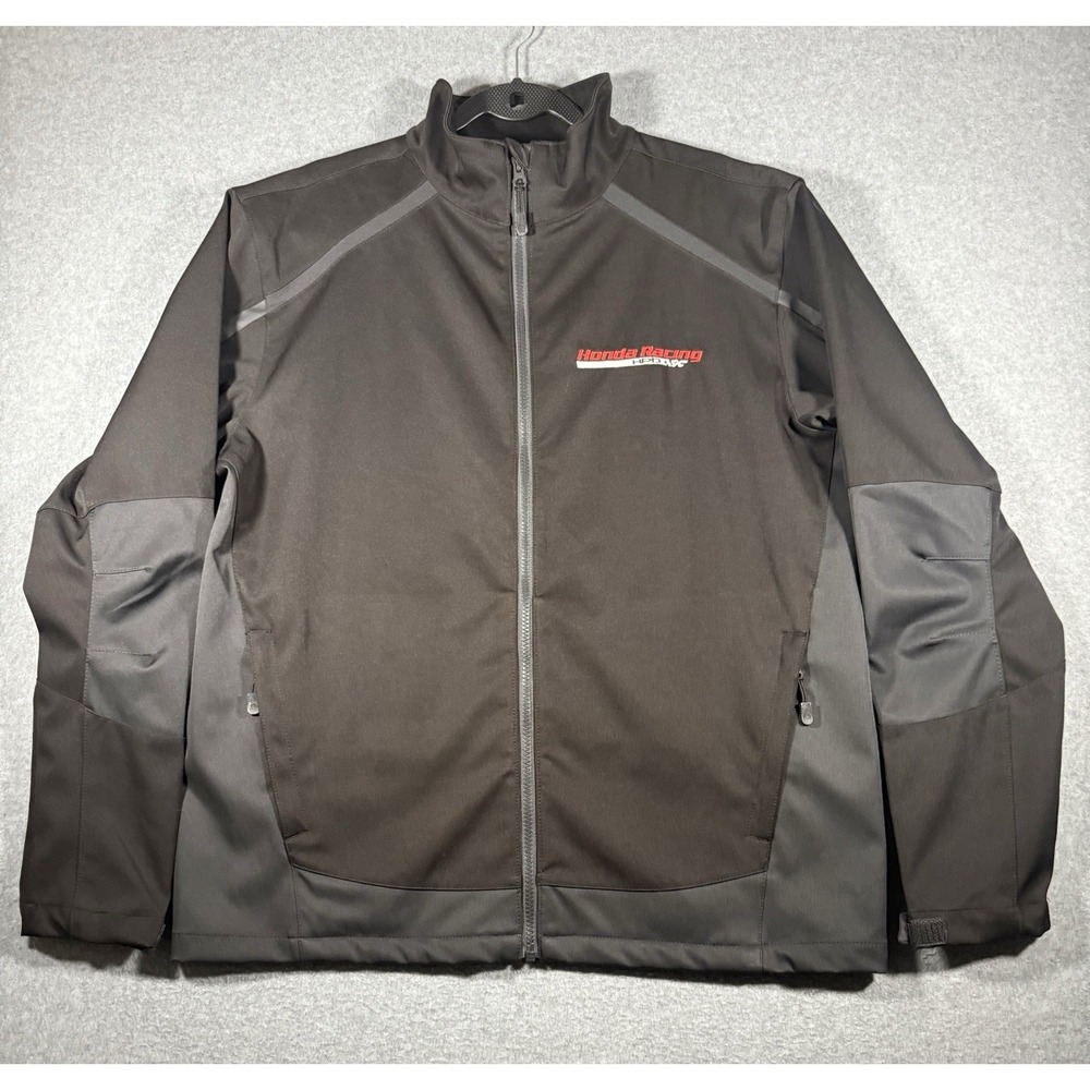 Port Authority Honda Racing Jacket Size L Black Soft Shell J307